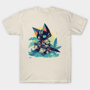 samurai cat T-Shirt